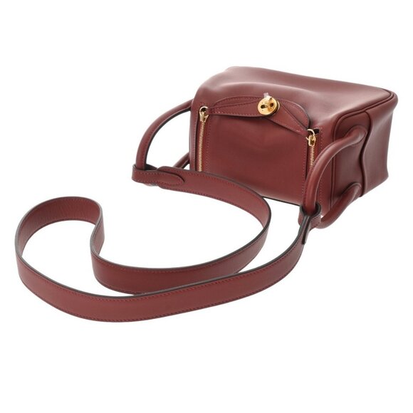 HERMES Lindy Mini 2 Rouge H shoulder bag - Picture 3 of 10